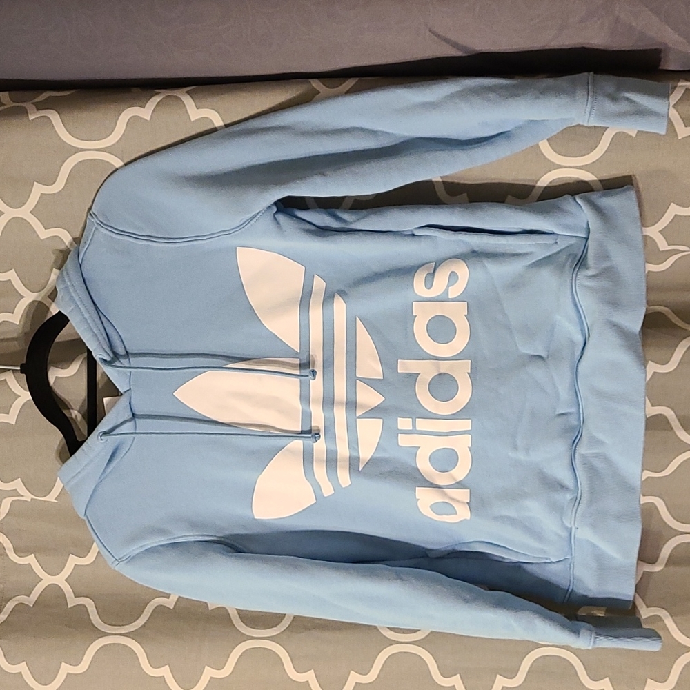 Blue Woman's Addidas Hoodie XS